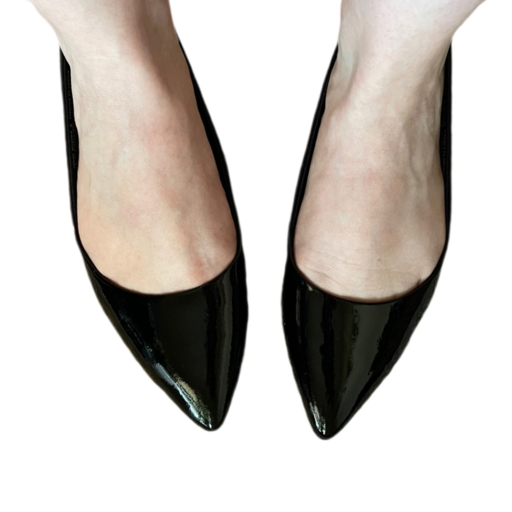 Rockport Adelyn Ballet black patent leather pointed toe flat - 8.5